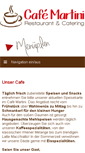 Mobile Screenshot of cafemartini.zwettl.at